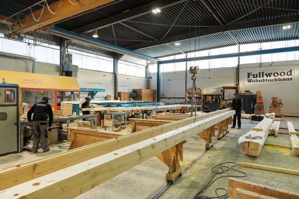 Holzwerk 3 – Industriefotografie in der Holzbau-Produktion: Abbund, Halle und Handw