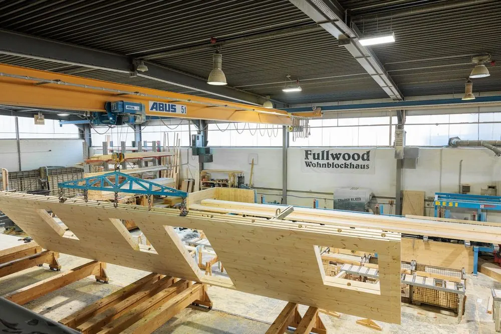 Holzwerk 5 – Industriefotografie in der Holzbau-Produktion: Abbund, Halle und Handw
