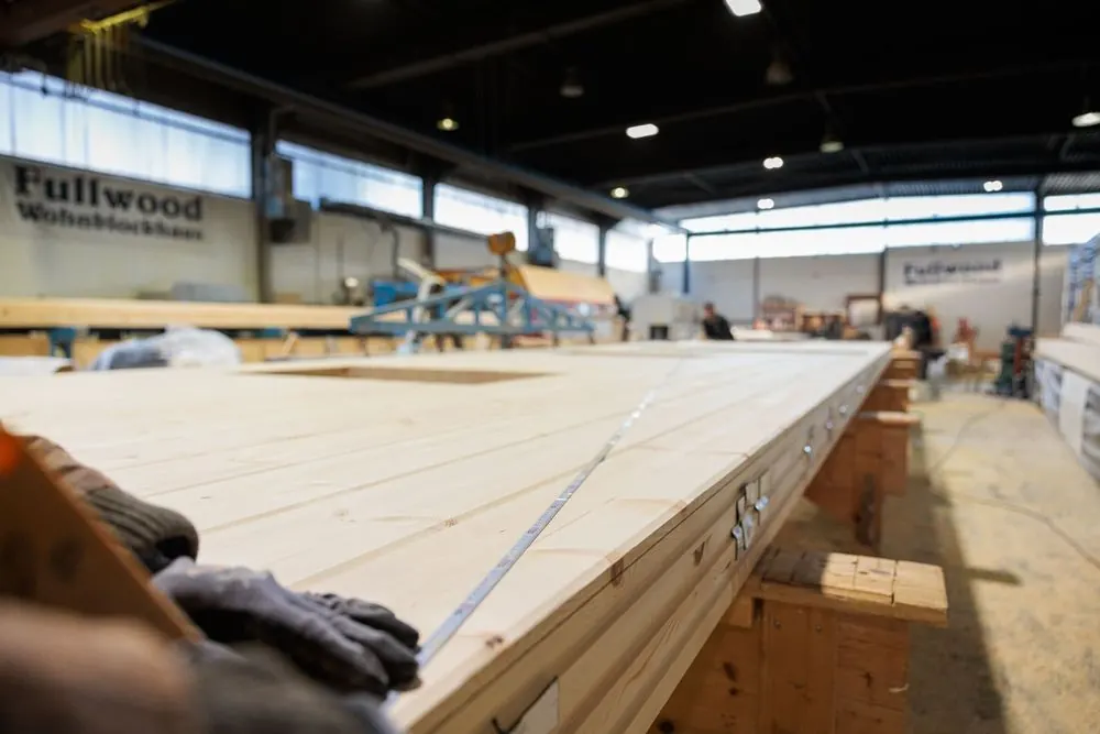 Holzwerk 6 – Industriefotografie in der Holzbau-Produktion: Abbund, Halle und Handw