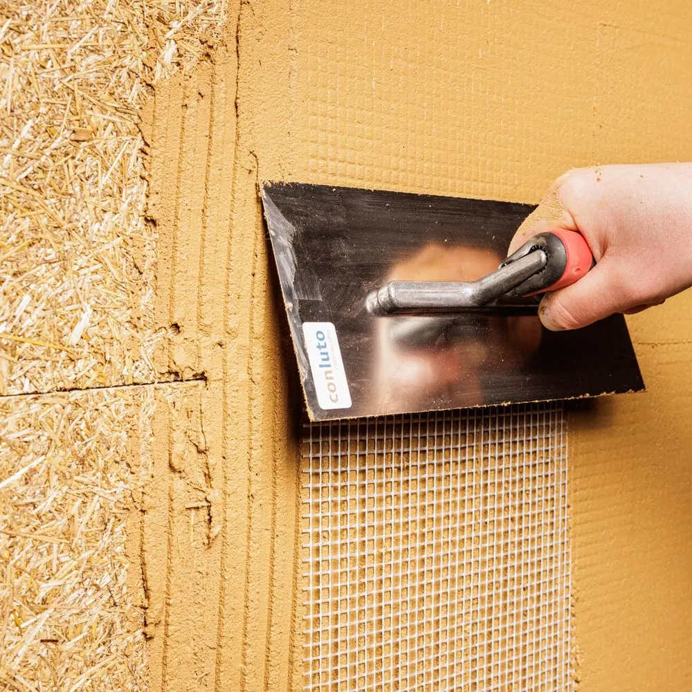 Lehm Handwerk 9 – Anwendungsfotografie für Lehmbaustoffe: Verarbeitung von Lehmplatten, 